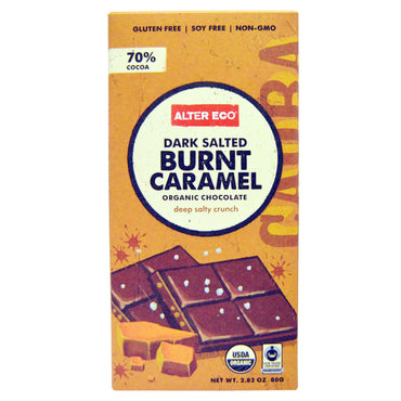 Alter Eco,  Chocolate, Dark Salted Burnt Caramel, 2.82 oz (80 g)