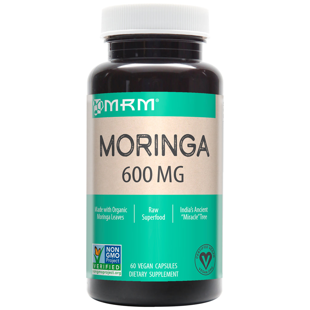 MRM, المورينغا، 600 ملغ، 60 كبسولة نباتية