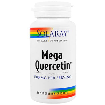 Solaray, Méga Quercétine, 1200 mg, 60 gélules végétales