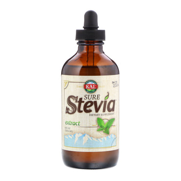 KAL, zeker stevia-extract, 8 fl oz (236,6 ml)