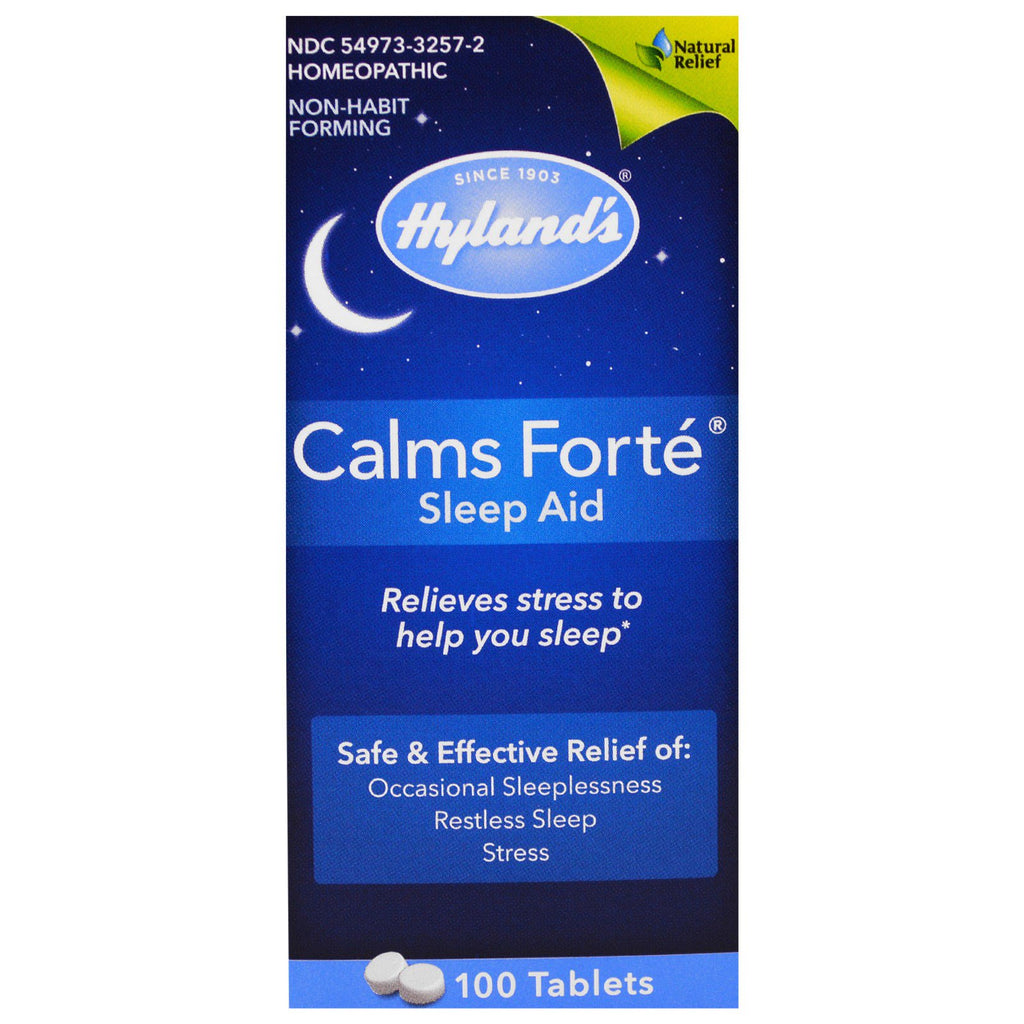 Hyland's, Calms Forté, Środek nasenny, 100 tabletek
