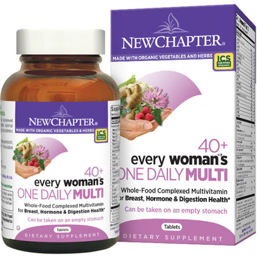 New Chapter, 40+ Multi quotidien pour chaque femme, 96 comprimés