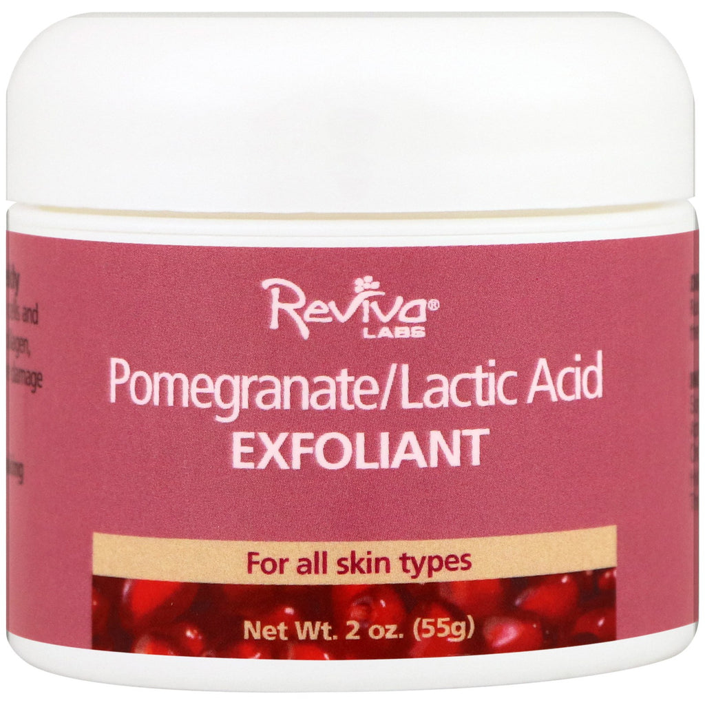 Reviva Labs, Pomegranate/Lactic Acid, Exfoliant, 2 oz (55 g)