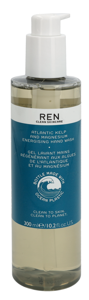 REN Nettoyant énergisant pour les mains au varech atlantique et au magnésium 300 ml