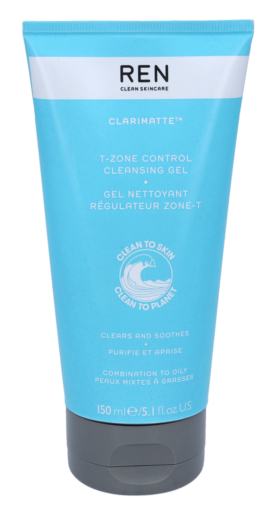 REN Clarimatte Gel Nettoyant Contrôle Zone T 150 ml