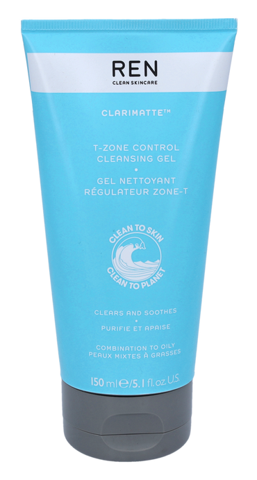 REN Clarimatte T-Zone Control Cleansing Gel 150 ml