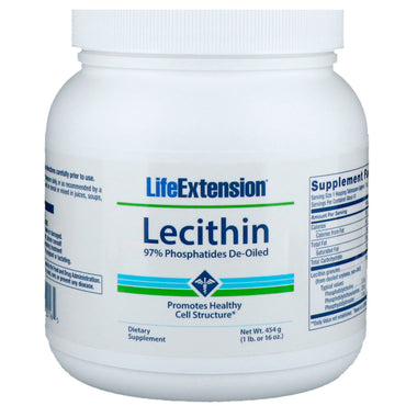 Life Extension, lecitin, 16 oz (454 g)