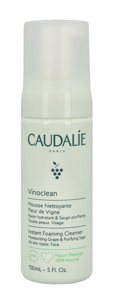 Caudalie Vinoclean Nettoyant Moussant Instantané 150 ml