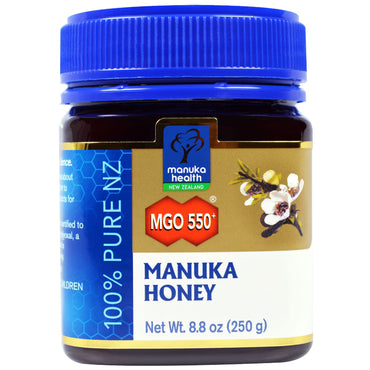 Manuka Health, MGO 550+، عسل مانوكا، 8.8 أونصة (250 جم)