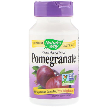 Nature's Way, Pomegranate, Standardized, 60 Vegetarian Capsules