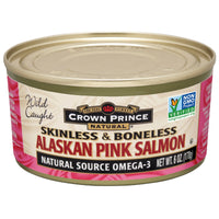 Crown Prince Natural, Alaskan Pink Salmon, Skinless & Boneless, 6 oz (170 g)