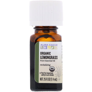 Aura Cacia, , Lemongrass, 0.25 fl oz (7.4 ml)