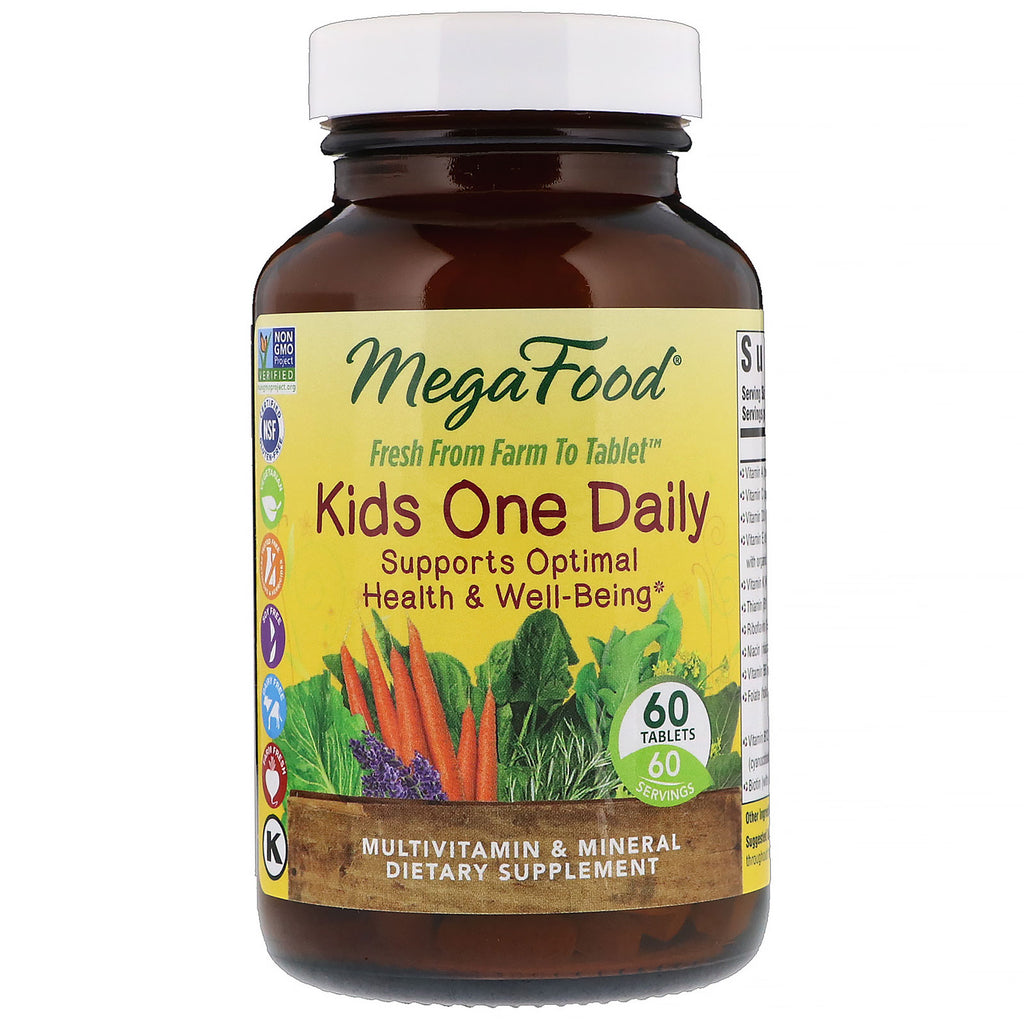 MegaFood, Kids One Daily, 60 Tablets