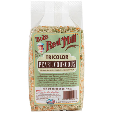 Cuscuz Bob's Red Mill TriColor Pearl 453 g (16 onças)