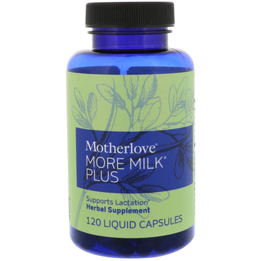 Motherlove, More Milk Plus, 120 capsules liquides