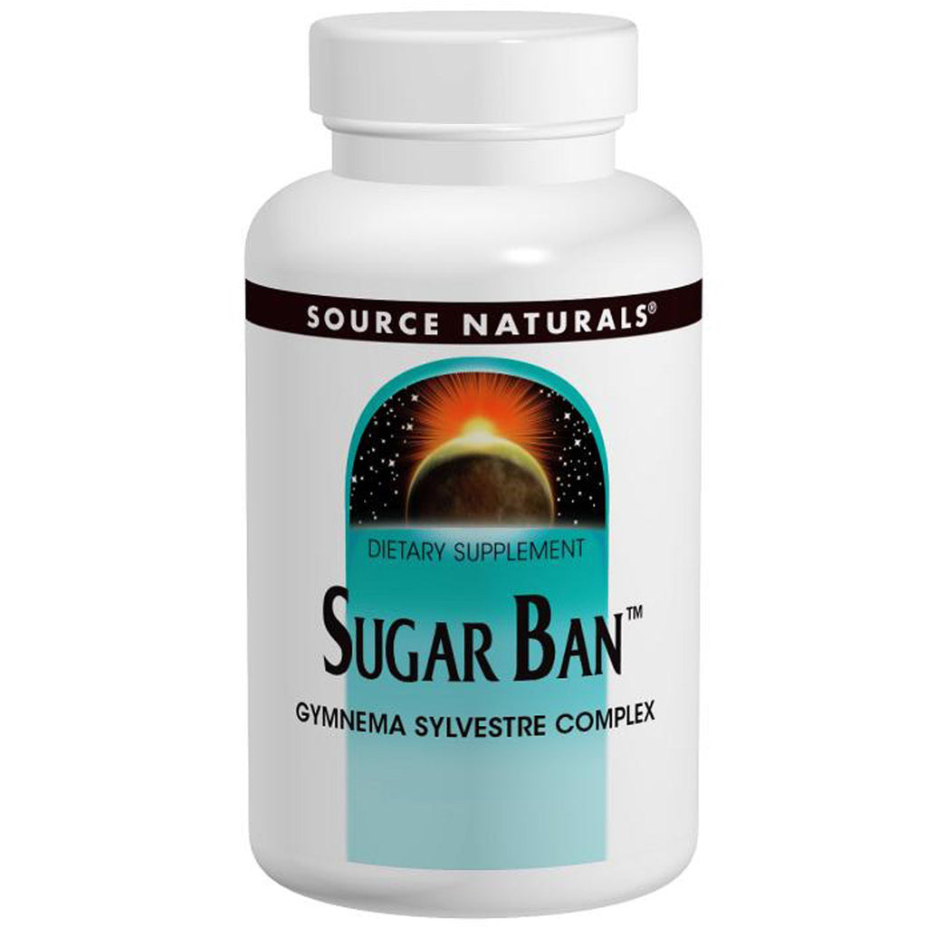 Source naturals, proibição de açúcar, 75 comprimidos