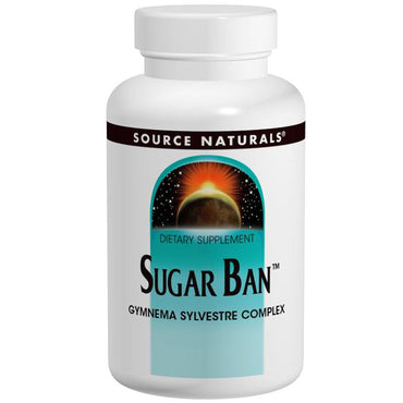 Source naturals, proibição de açúcar, 75 comprimidos