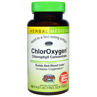 Herbs Etc., ChlorOxygen, Chlorophyll Concentrate, 60 Fast-Acting Softgels