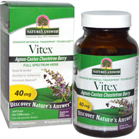 Nature's Answer, Vitex, Agnus-Castus Chastetree Berry, 90 Vegetarian Capsules