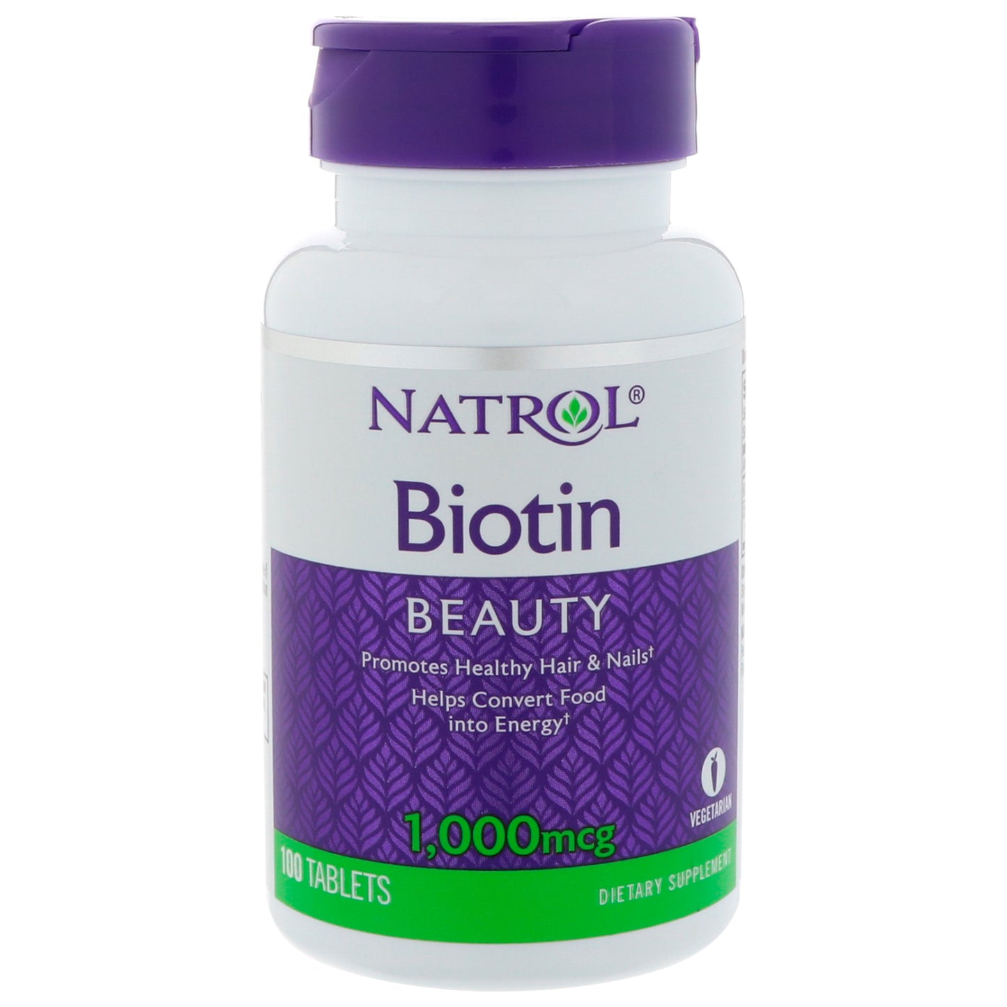 Natrol, Biotin, 1000 mcg, 100 Tablets