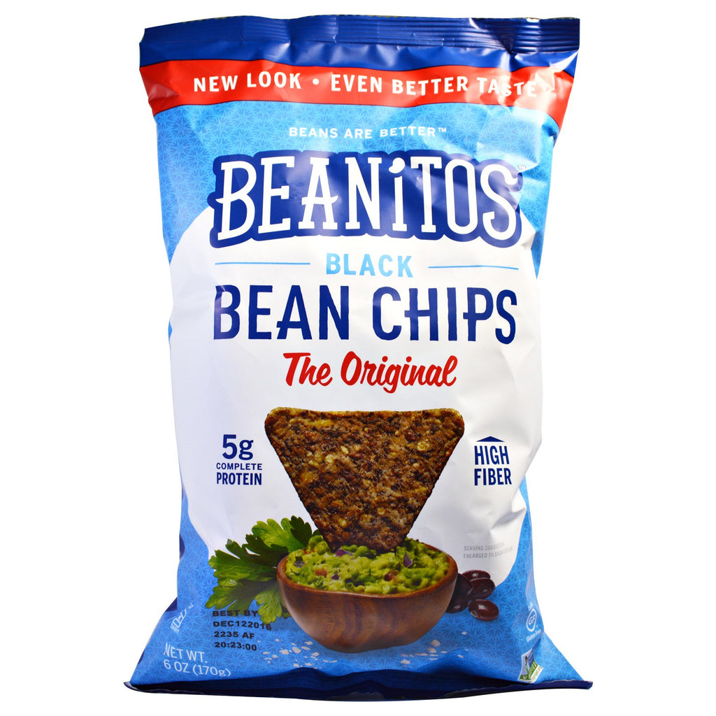 Beanitos, Black Bean Chips, The Original, 6 ออนซ์ (170 กรัม)