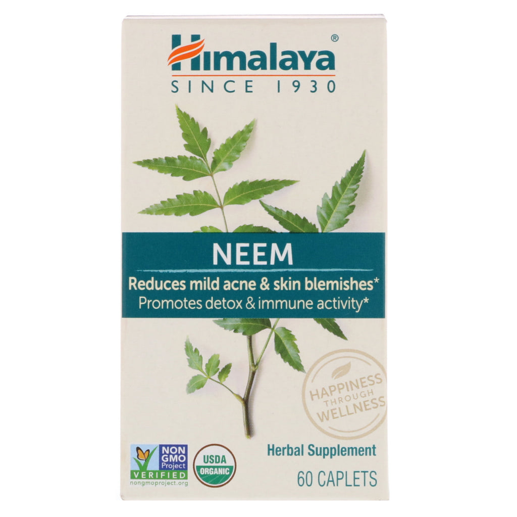 Himalaya, neem, 60 comprimidos