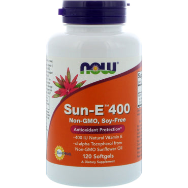 Now Foods, Sun-E 400, 120 gélules