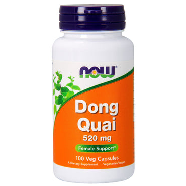 Now Foods, Dong Quai, 520 mg, 100 cápsulas vegetales