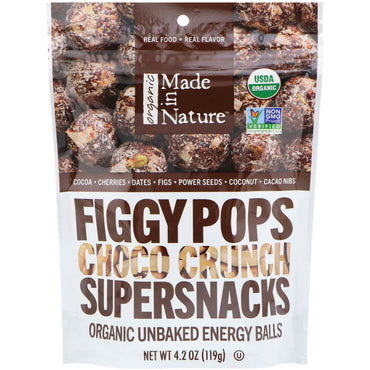 Made in Nature,  Figgy Pops, Supersnacks, Choco Crunch, 4.2 oz (119 g)