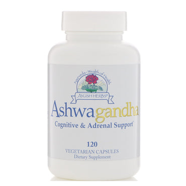 Ayush Herbs Inc., Ashwagandha, 120 cápsulas vegetais