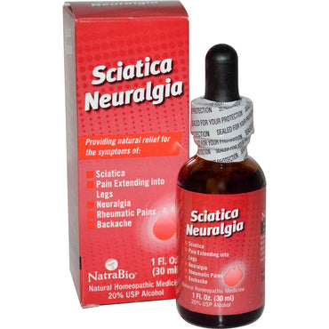 NatraBio, Névralgie sciatique, 1 fl oz (30 ml)