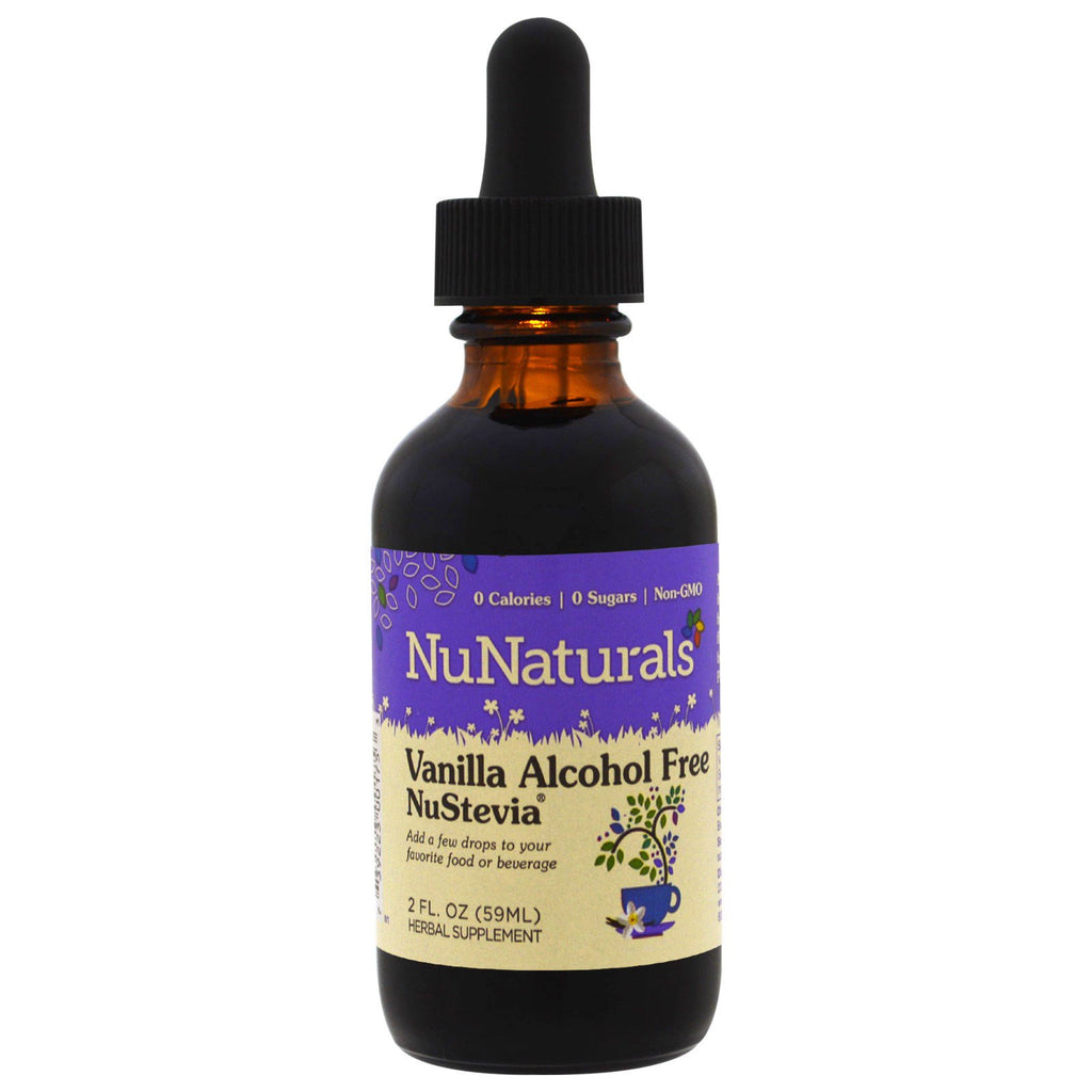 NuNaturals, वेनिला अल्कोहल मुक्त न्यूस्टेविया, 2 फ़्लूड आउंस (59 मिली)