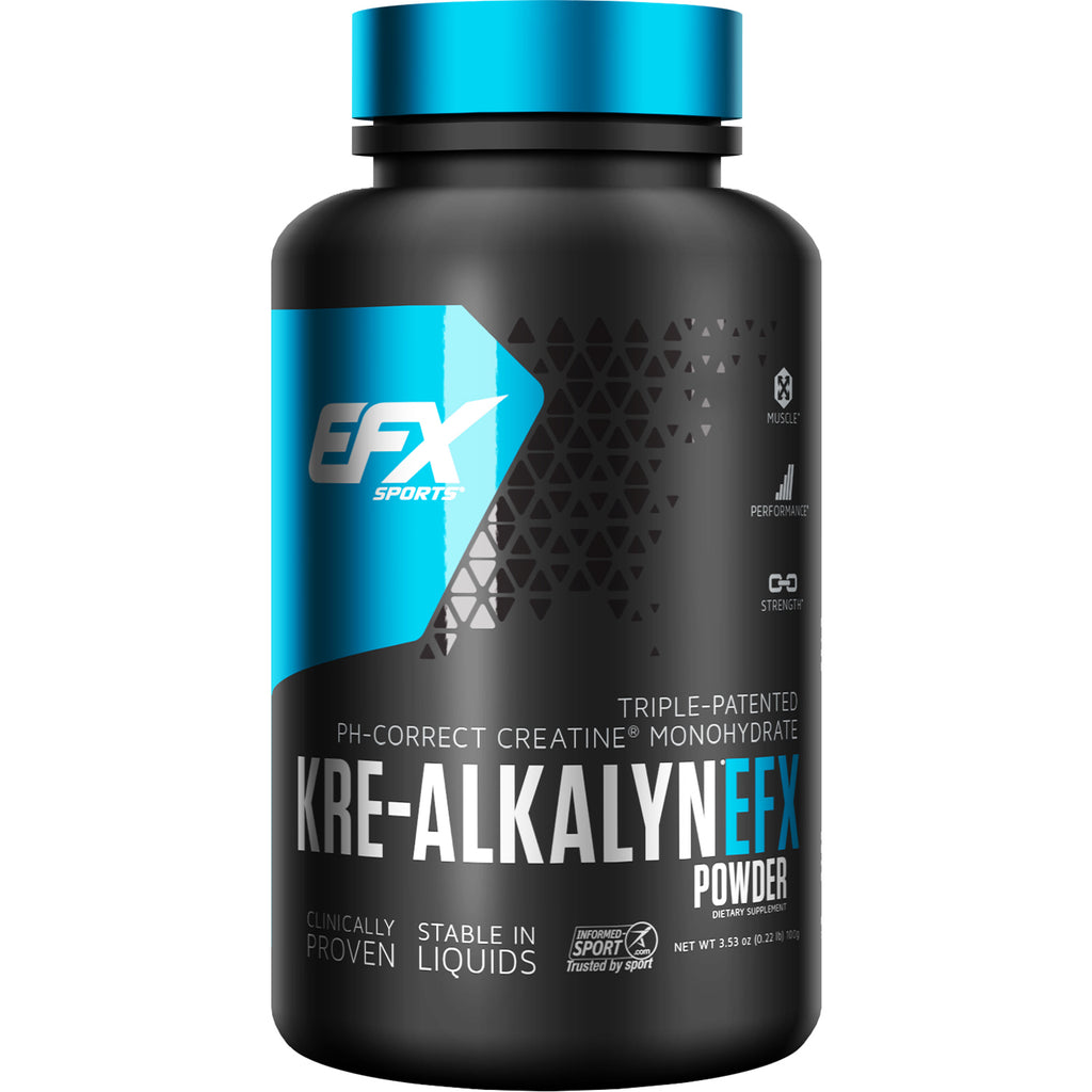 EFX Sports, polvere Kre-Alkalyn, pre e post allenamento, 100 g
