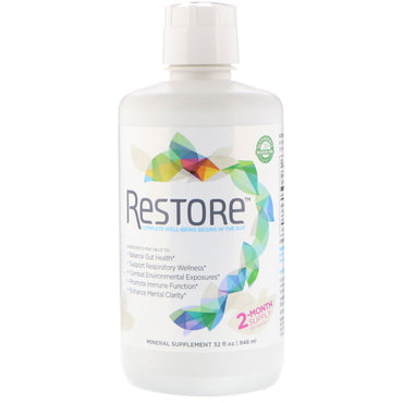 Restore、腸の健康のために、ミネラルサプリメント、32 fl oz (946 ml)