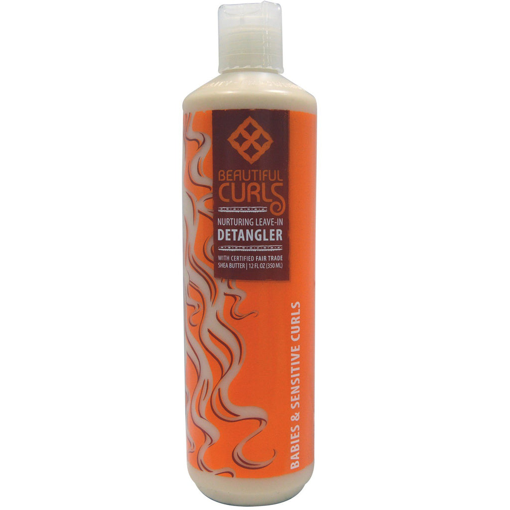 Beautiful Curls, Desembaraçador Leave-In Nutritivo, Cachos Sensíveis e para Bebês, 350 ml (12 fl oz)