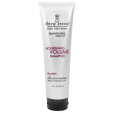Deep Steep, Nourishing Volume Shampoo, Full Body, 10 fl oz (295 ml)