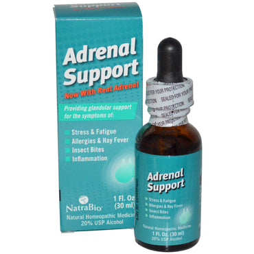 NatraBio, Suporte Adrenal, 30 ml (1 fl oz)