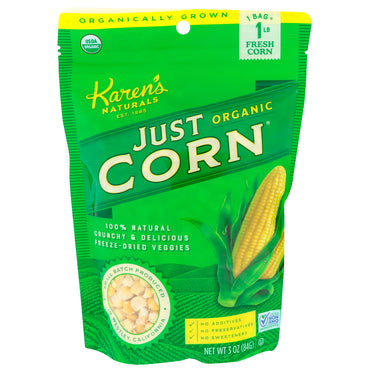 Karen's Naturals,  Just Corn, 3 oz (84 g)