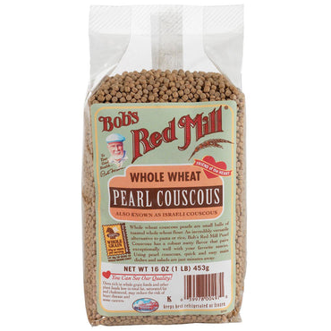 Bob's Red Mill Pearl Couscous Trigo Integral 16 onças (453 g)