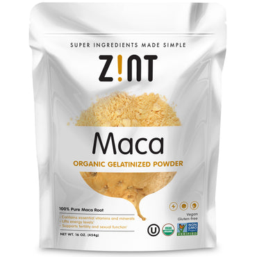 Zint, Maca,  Gelatinized Powder, 16 oz (454 g)