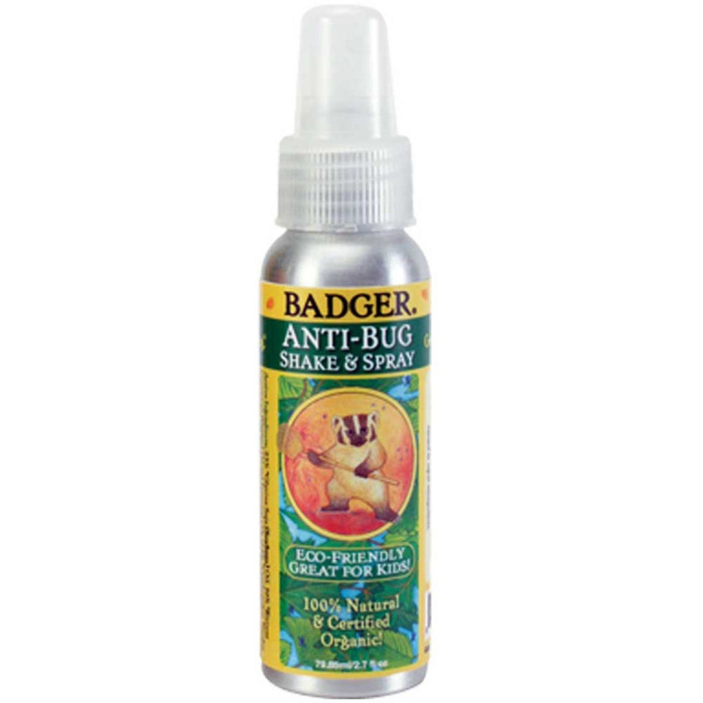 Badger Company, Anti-Bug, Shake & Spray, 2.7 fl oz (79.85 מ"ל)