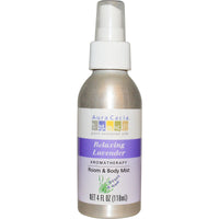 Aura Cacia, Aromatherapy Room & Body Mist, Relaxing Lavender, 4 fl oz (118 ml)