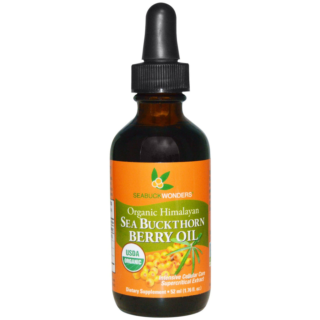 SeaBuckWonders, Sea Buckthorn Berry Oil, Intensive Cellular Care, 1.76 oz (52 ml)