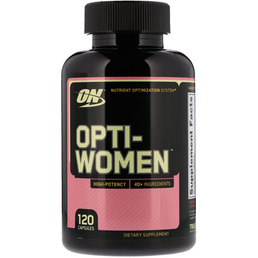 Optimum Nutrition, Opti-Mujeres, 120 cápsulas