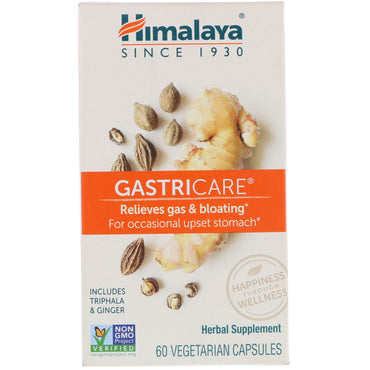 Himalaya, GastriCare, 60 capsules végétariennes