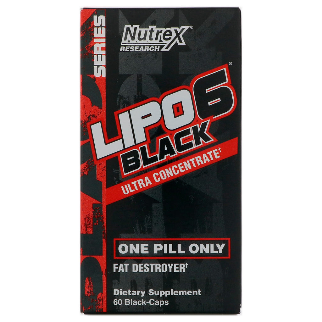 Nutrex Research, Lipo 6 Black Ultra Concentré, 60 capsules noires