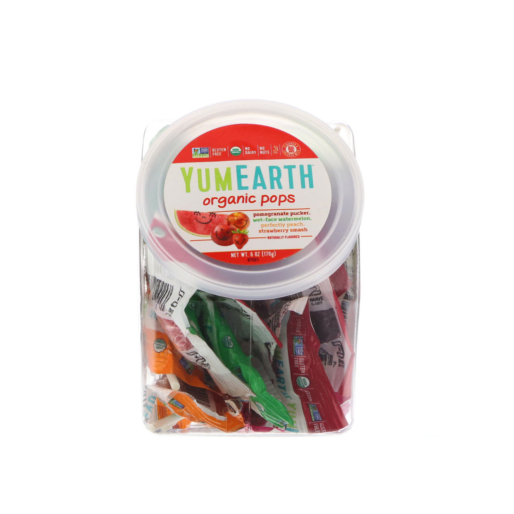YumEarth, Sucettes, 6 oz (170 g)