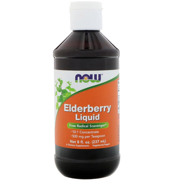 Now Foods, Elderberry Liquid, 8 fl oz (237 ml)