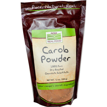 Now Foods, Real Food, Carob Powder, 12 oz (340g)