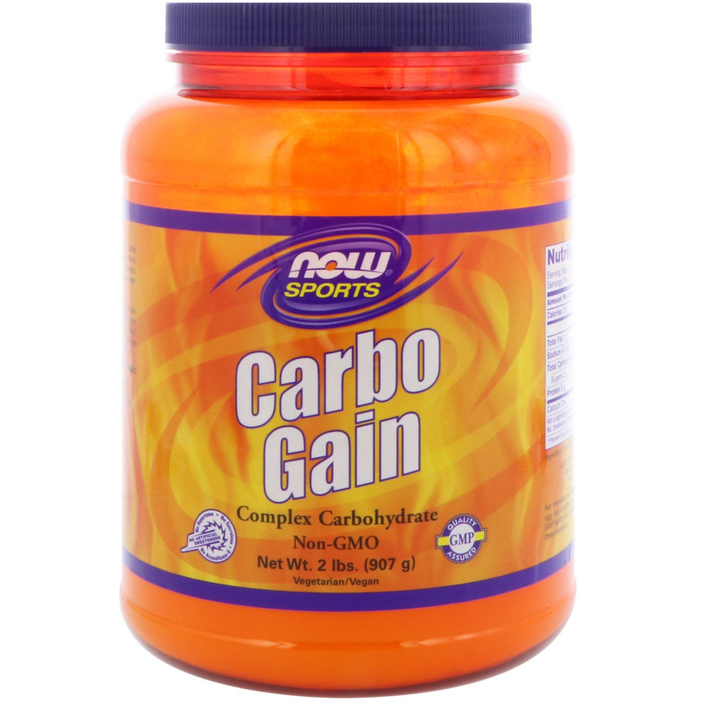 Now Foods, Sports, Carbo Gain, 2 פאונד (907 גרם)